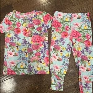 Posh Peanut 2 Piece Pajama Set Toddler Girl 18-24 Months